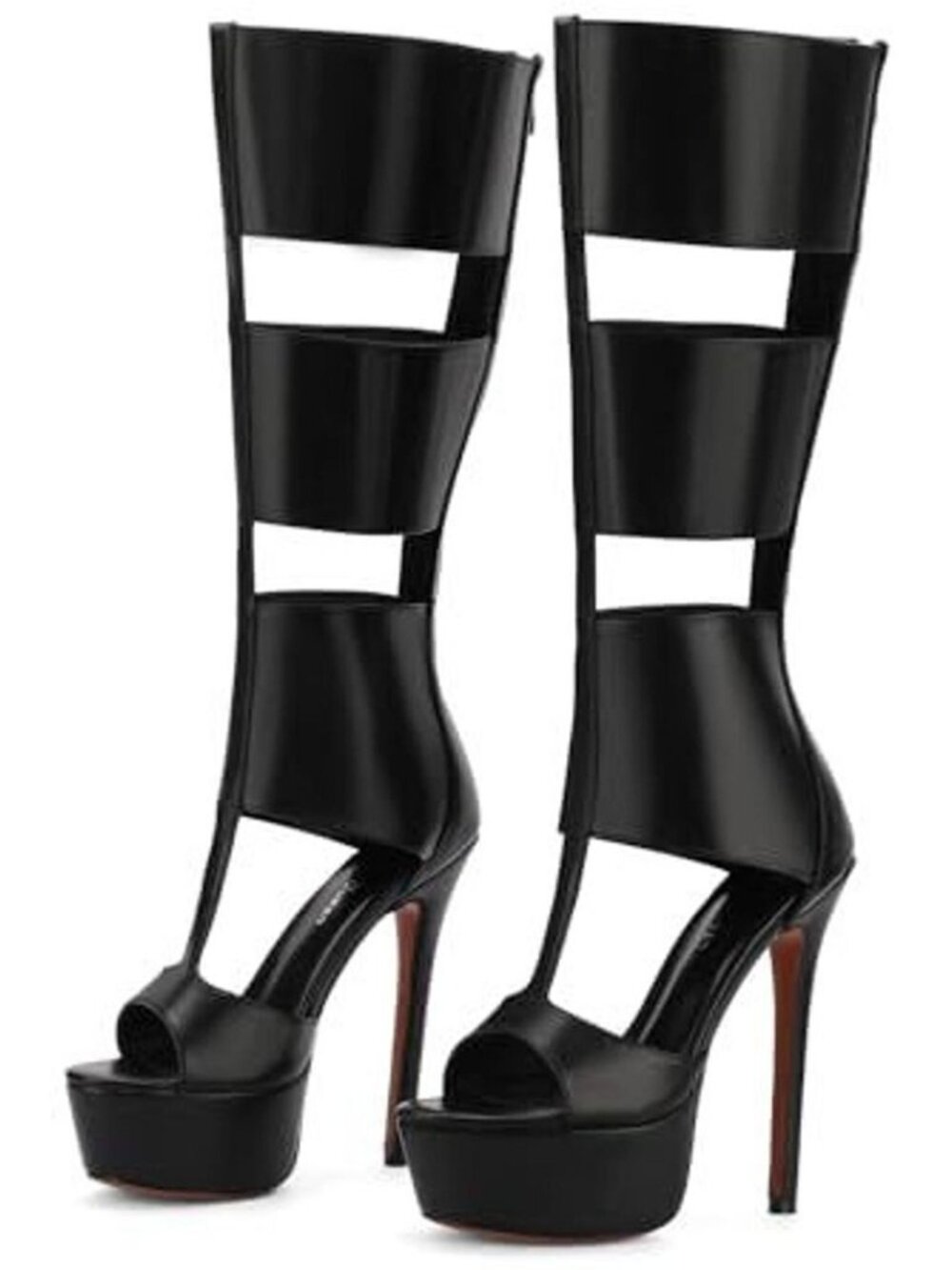 Fancy Queen Black Gladiator Platform 8.5 - 1892